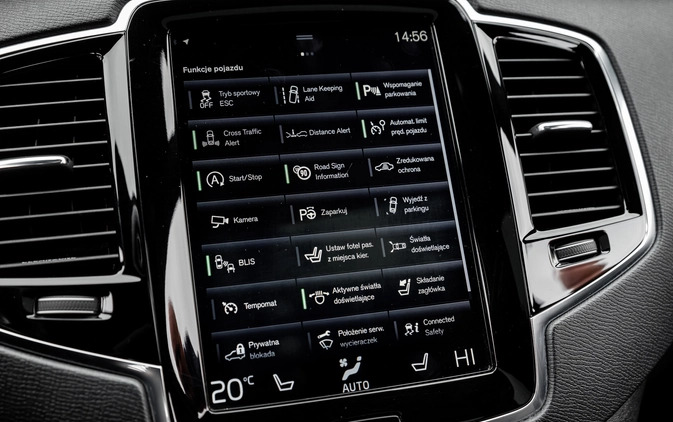 Volvo XC 90 cena 129900 przebieg: 220000, rok produkcji 2015 z Sędziszów małe 781